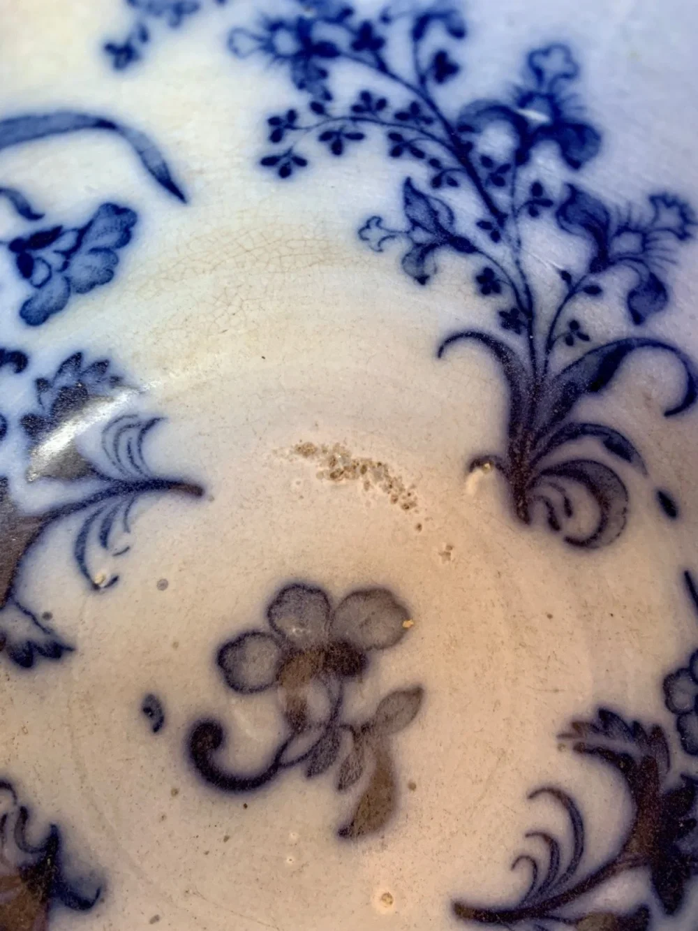 Antique flow blue